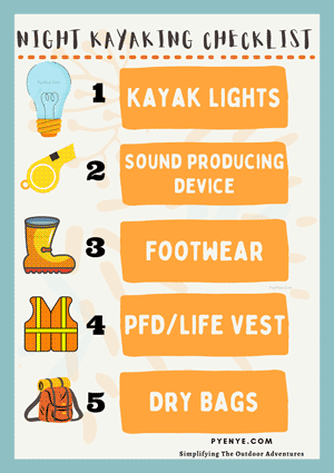 Night Kayaking Checklist